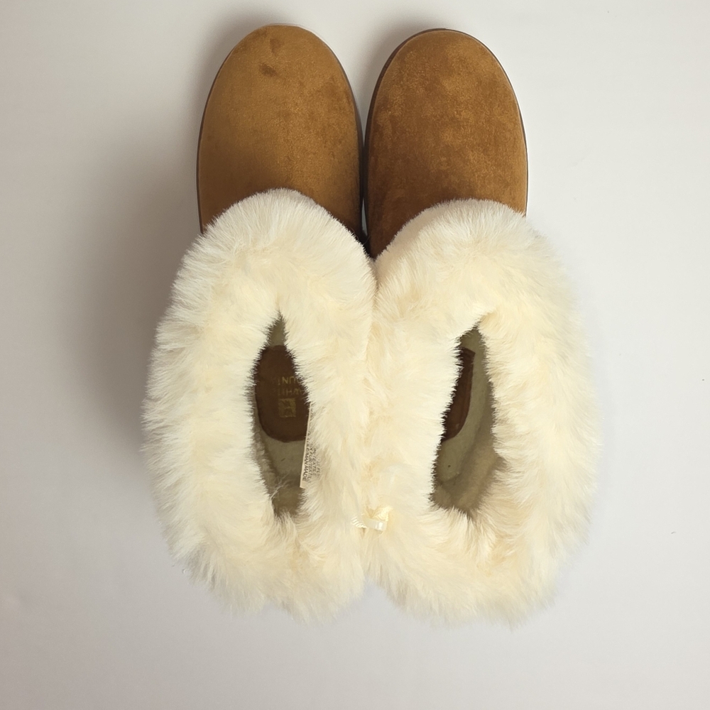 White Mountain Women's Faux Fur Lined Suede Ankle Booties Size 10 - Picture 13 of 14